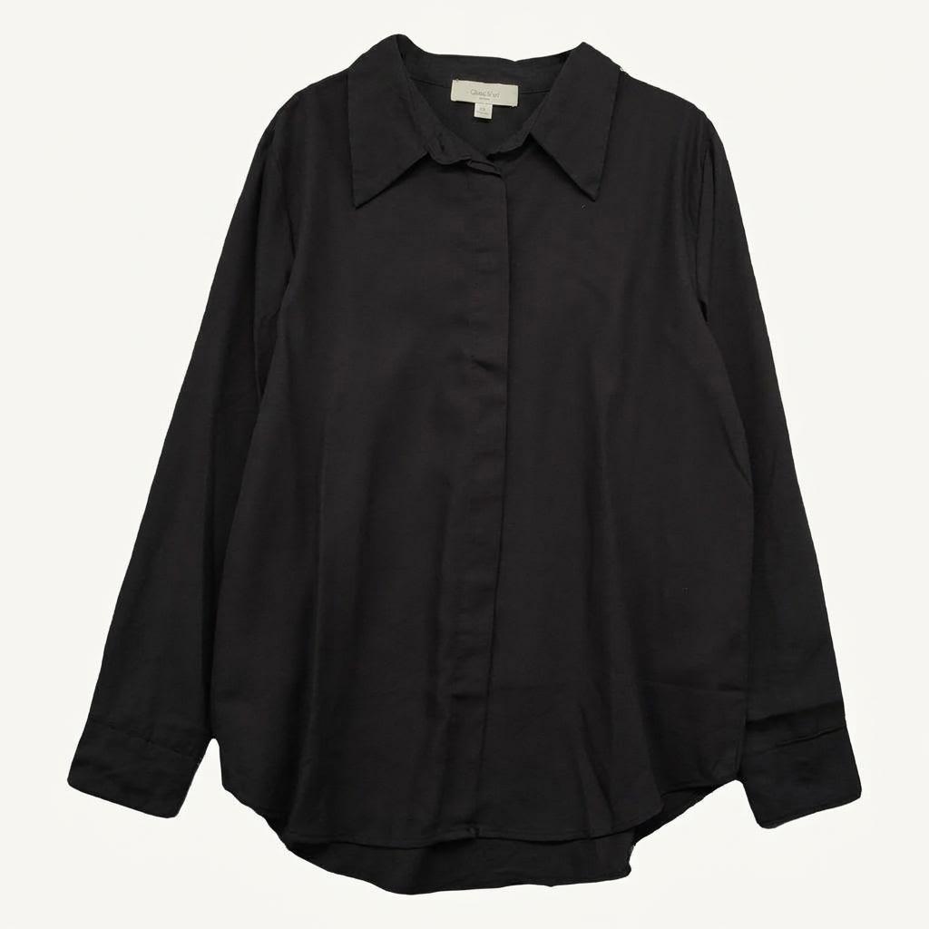셀렙샵 블랙 레이온 셔츠 55 1