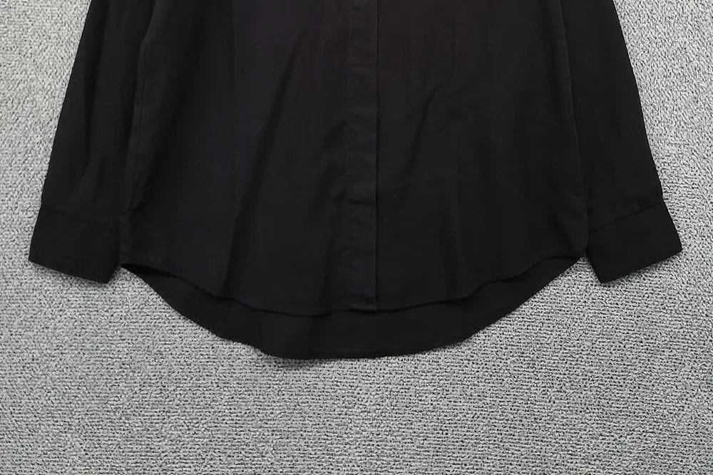 셀렙샵 블랙 레이온 셔츠 55 6