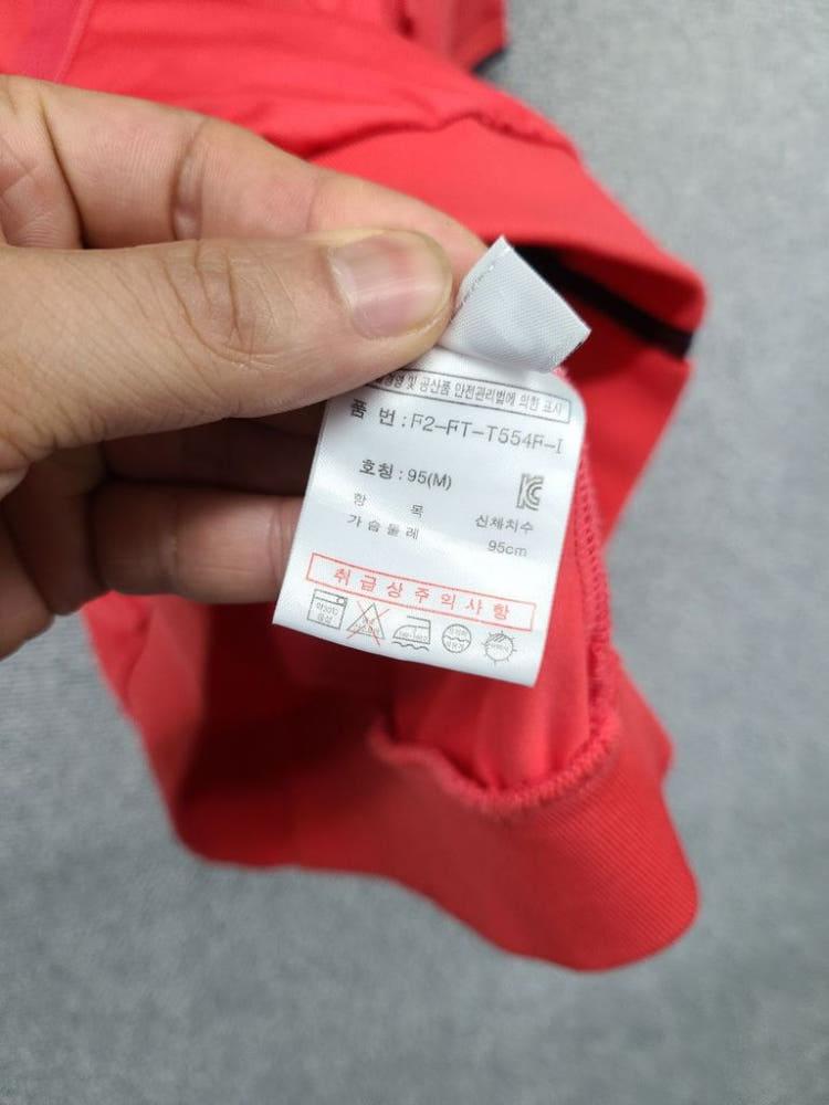 휠라 코랄 기능성 로고 반팔 집업 자켓 95(M) 9