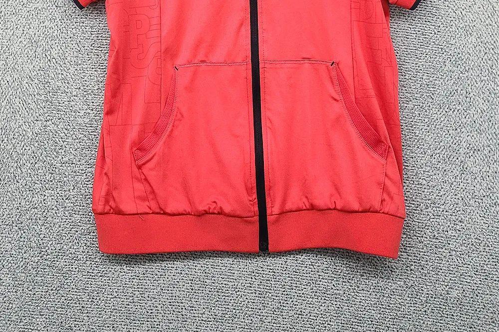 휠라 코랄 기능성 로고 반팔 집업 자켓 95(M) 6