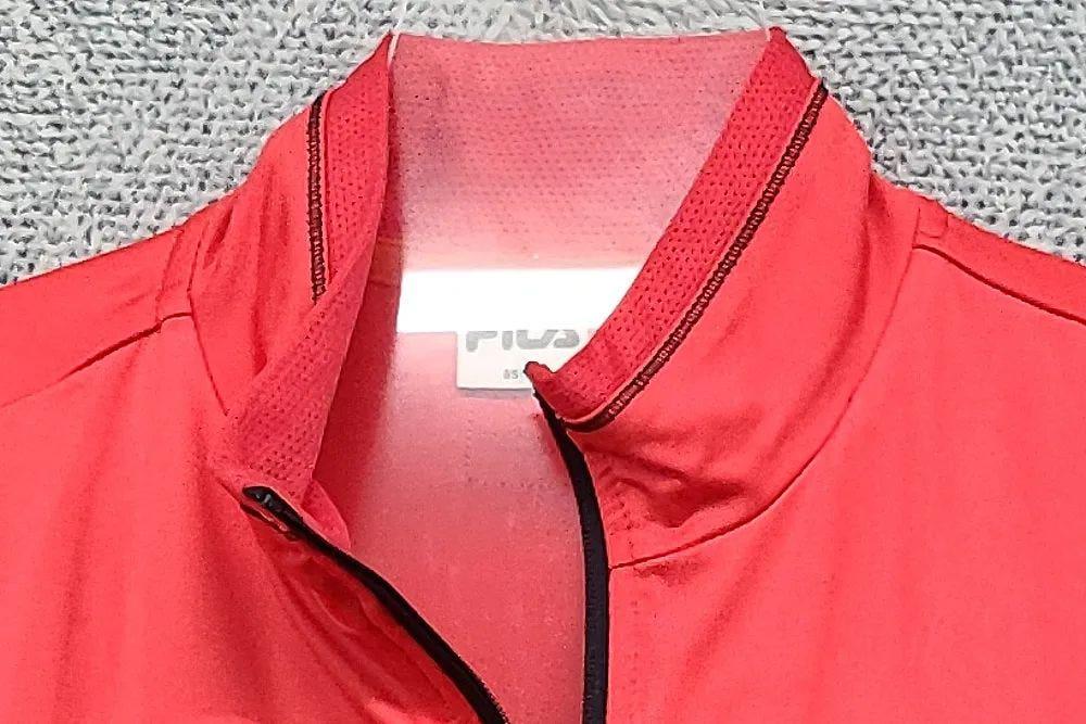 휠라 코랄 기능성 로고 반팔 집업 자켓 95(M) 7