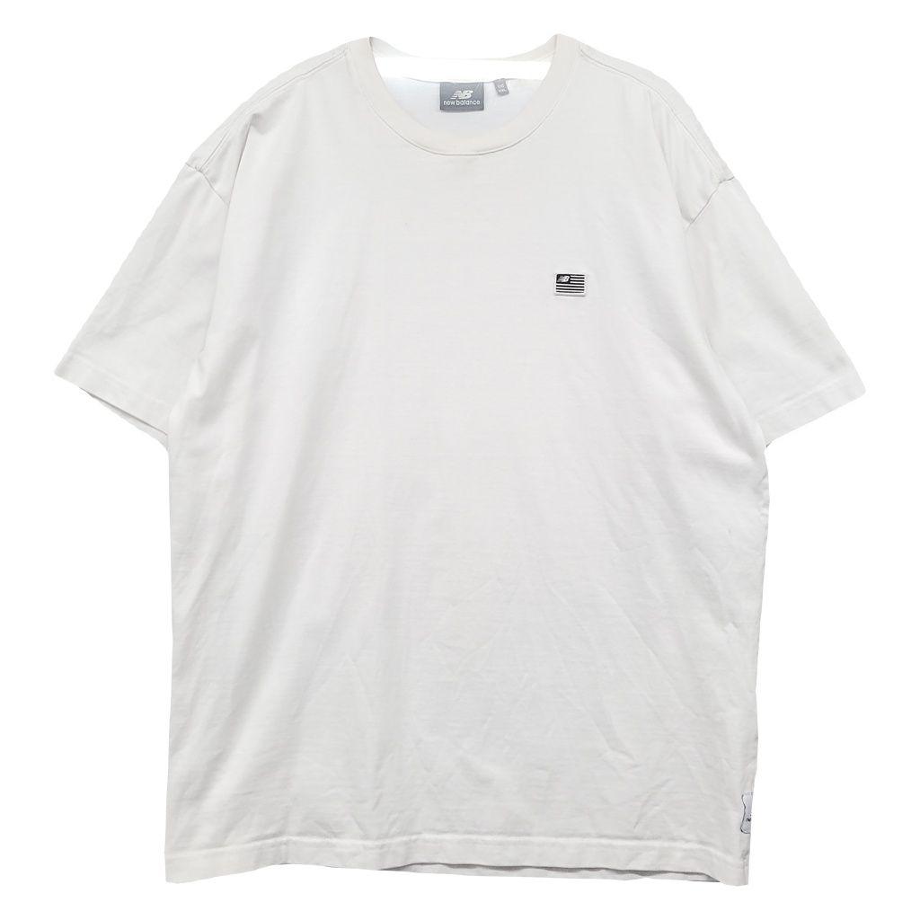 뉴발란스 화이트 로고 박스핏 반팔티 110(XXL) 2