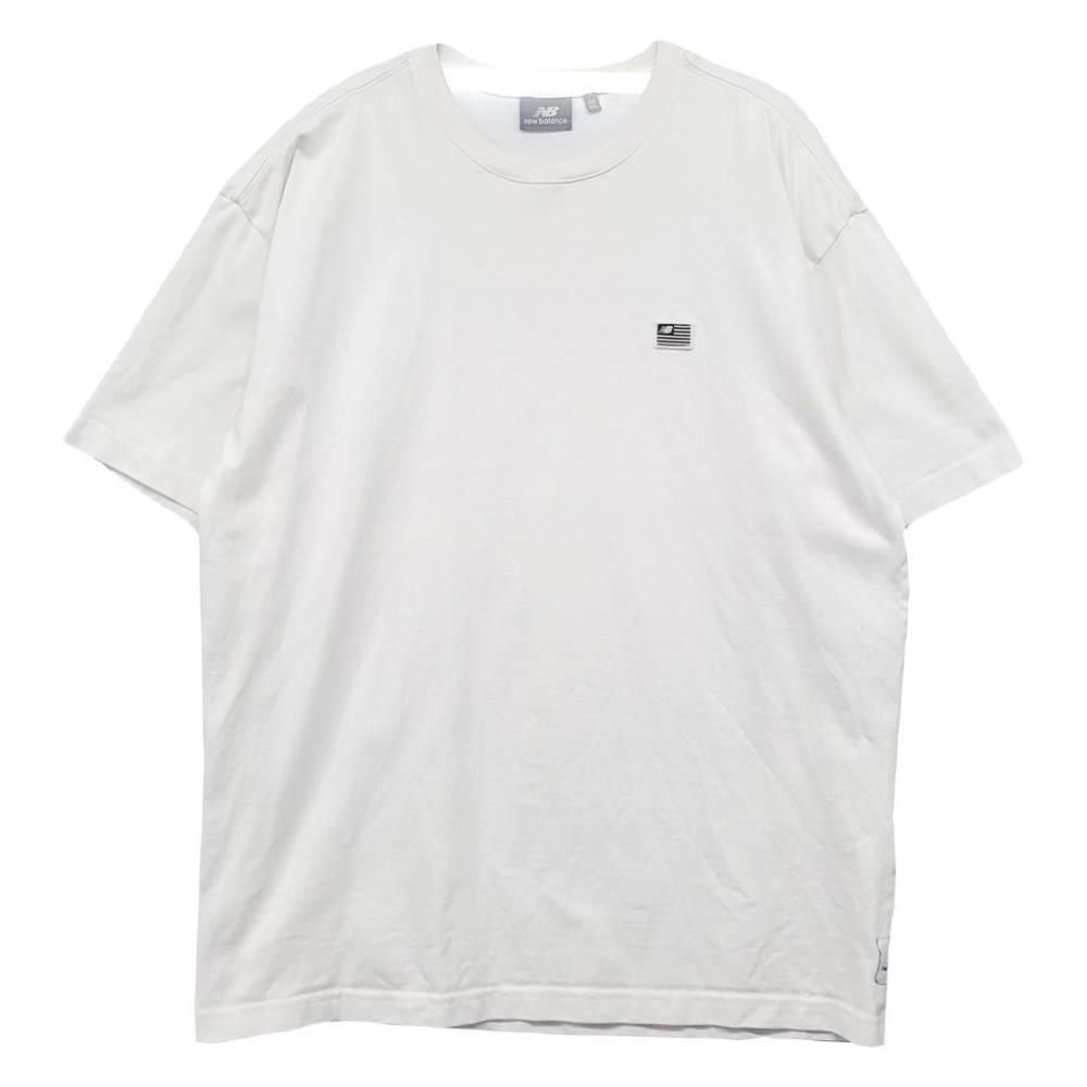 뉴발란스 화이트 로고 박스핏 반팔티 110(XXL) 3