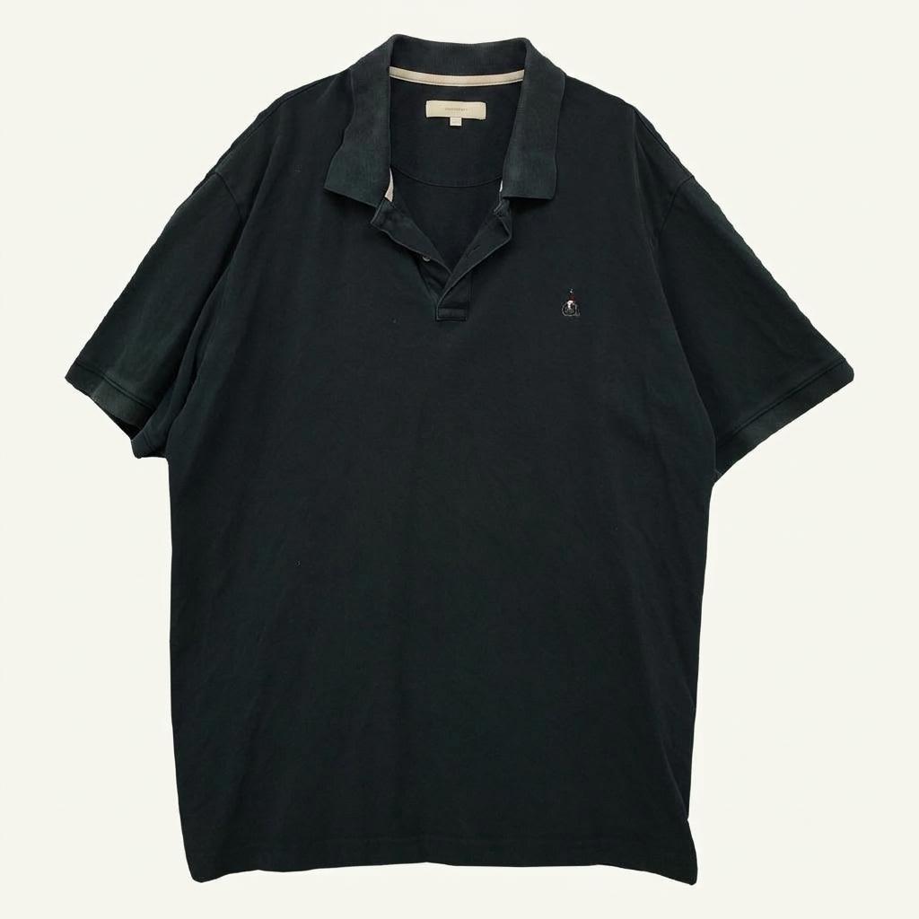 빈폴 블랙 로고 반팔 카라티 XXL 1