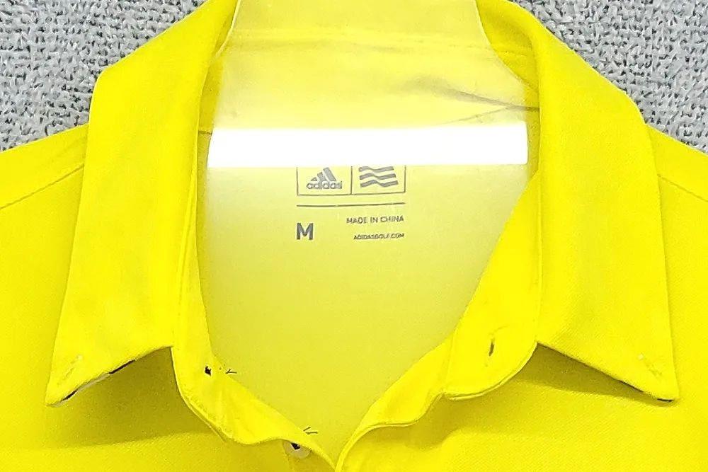 아디다스 옐로우 트레이닝 반팔 카라티 M 7