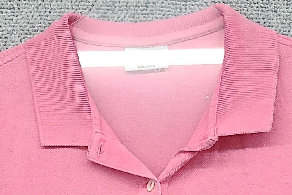 라코스테 핑크 로고 반팔 카라티 90 7