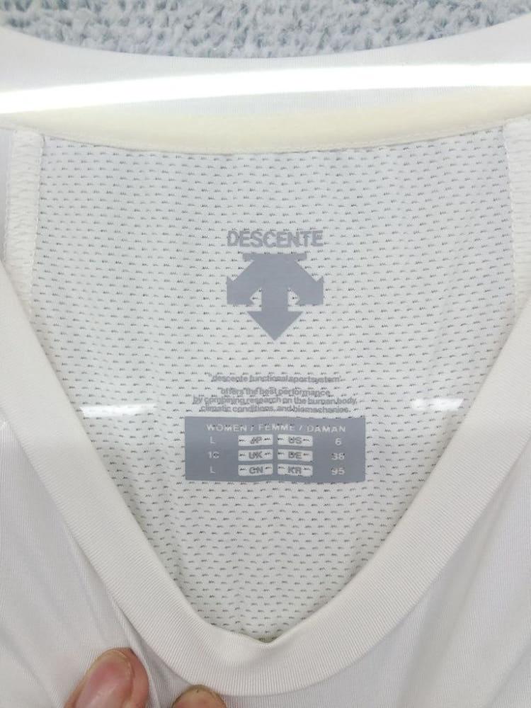 데상트 화이트 기능성 반팔티 95 9