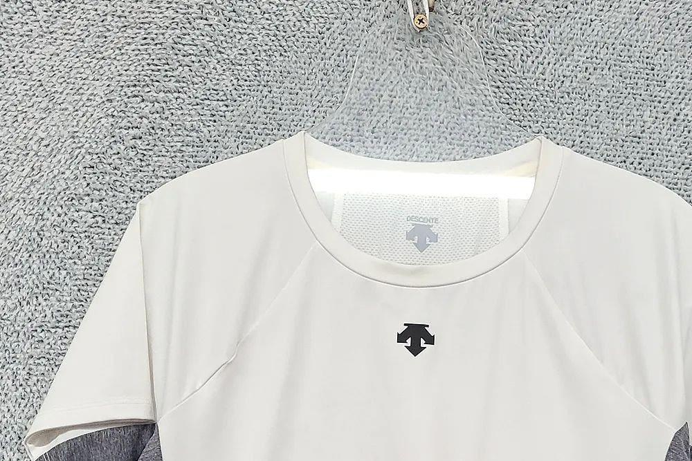데상트 화이트 기능성 반팔티 95 5