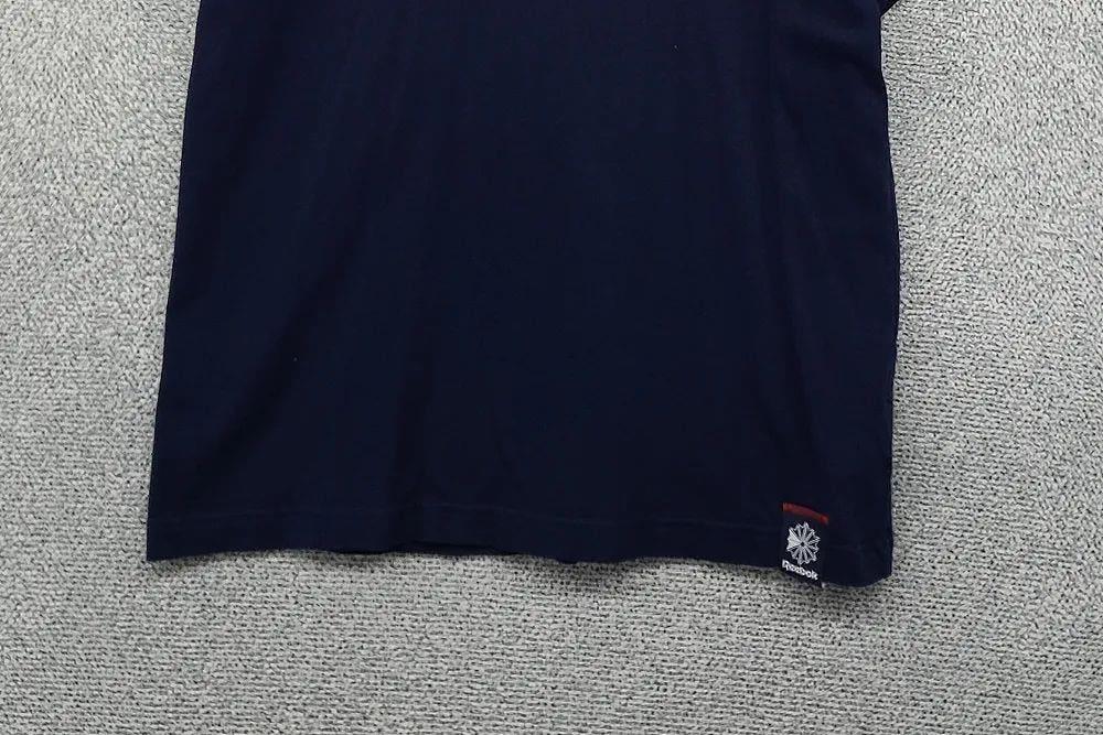 리복 프린팅 네이비 반팔티 2XL 6