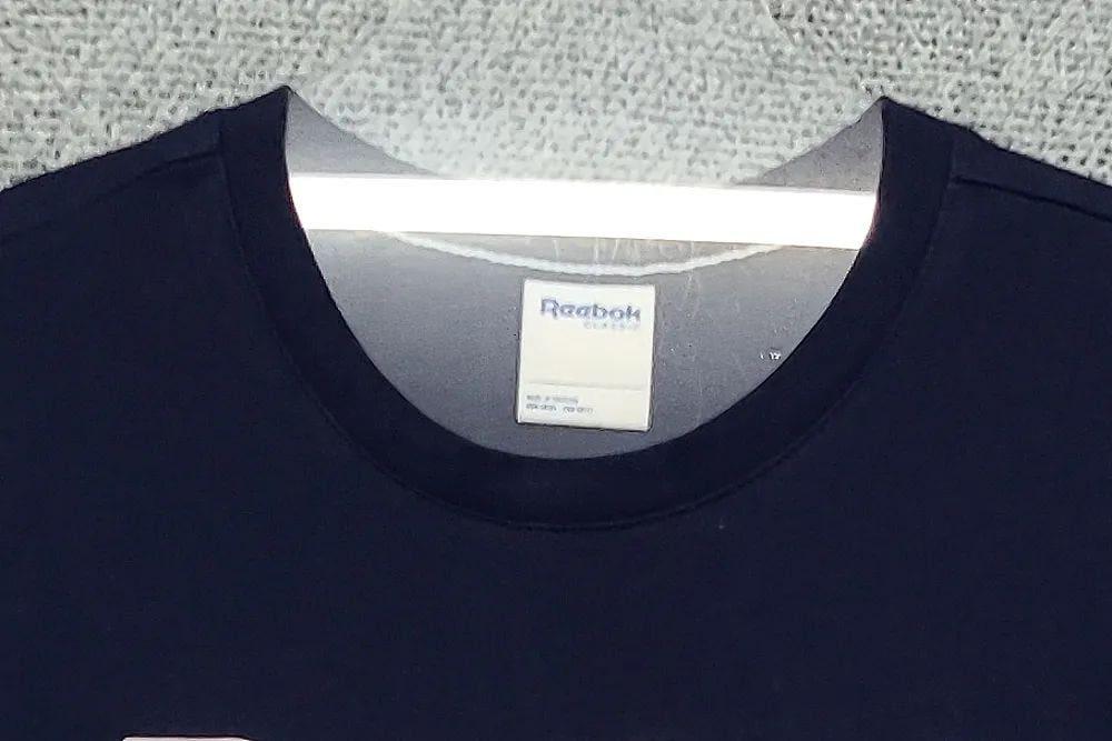 리복 프린팅 네이비 반팔티 2XL 7