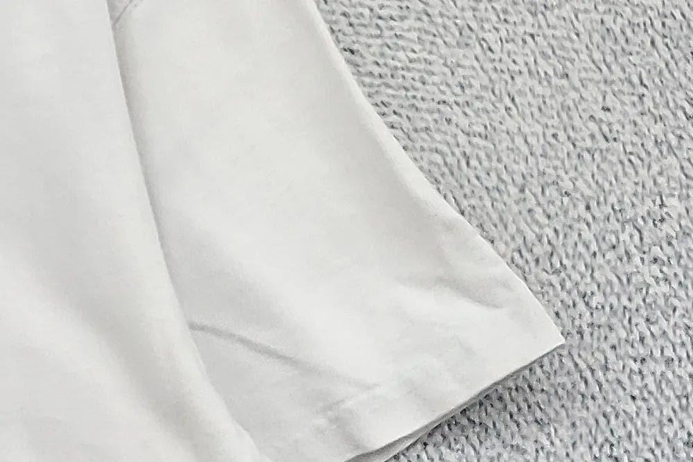 나이키 센터 자수 로고 화이트 반팔티 XL 8