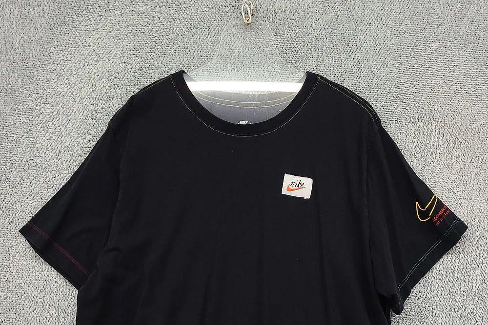나이키 블랙 로고 반팔티 XL 5