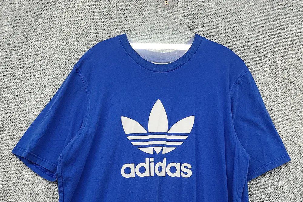 아디다스 프린팅 블루 반팔티 2XL 5