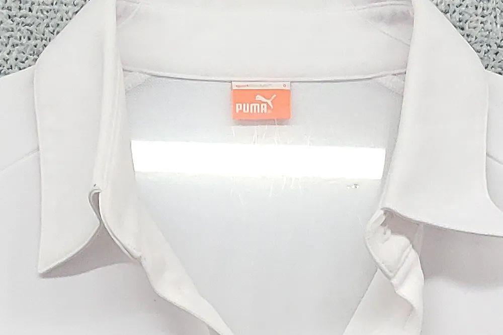 푸마 화이트 기능성 트레이닝 긴팔 카라티 XL 7