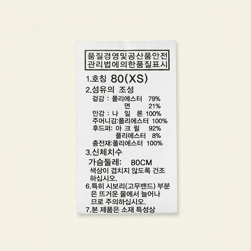 노스페이스 여성 맥머도 패딩 80 (XS) 1