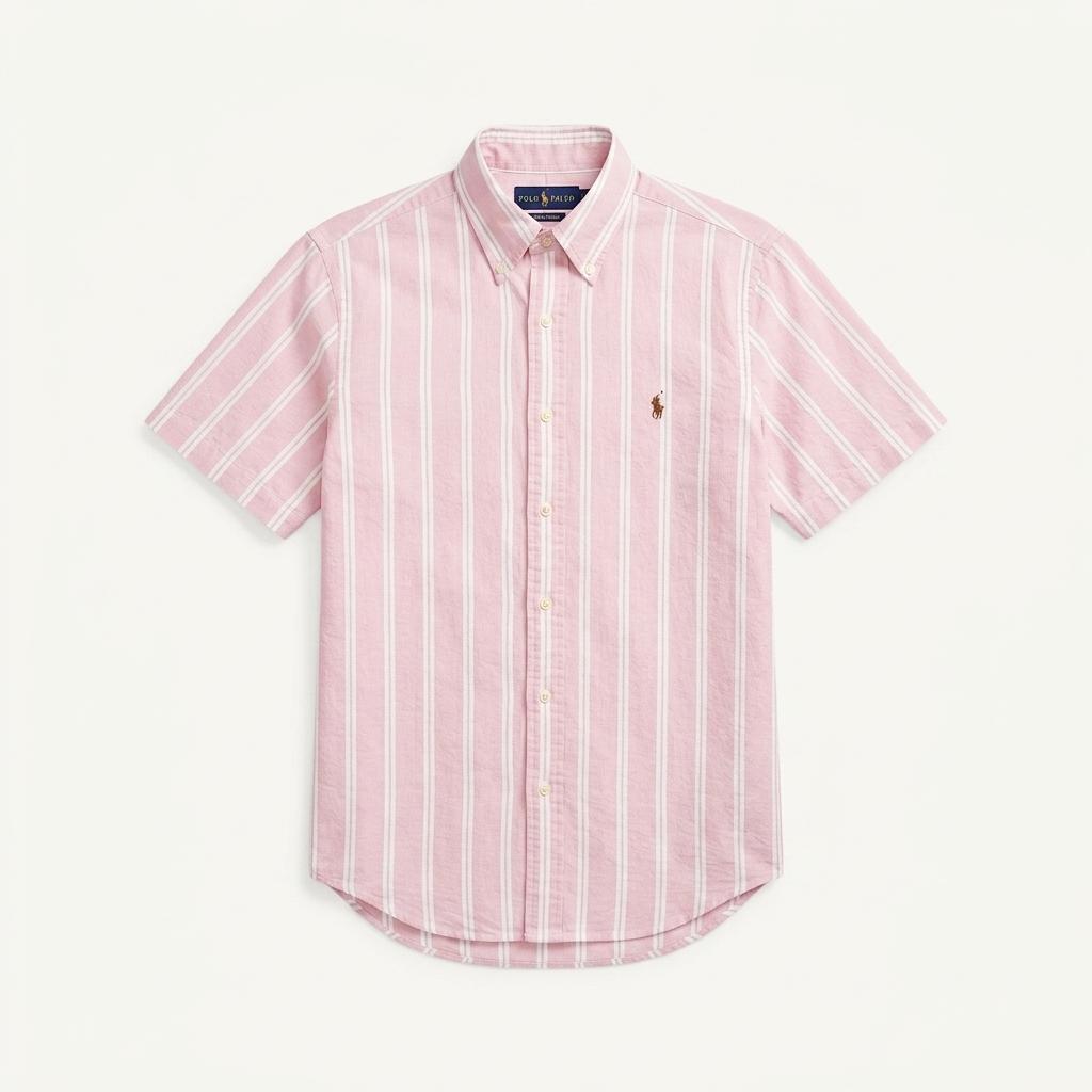 [100] Polo Ralph Lauren Striped Short Sleeve Shirt 1