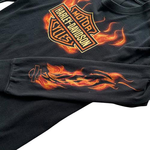 [93] Harley Davidson Flame Long Sleeve 5