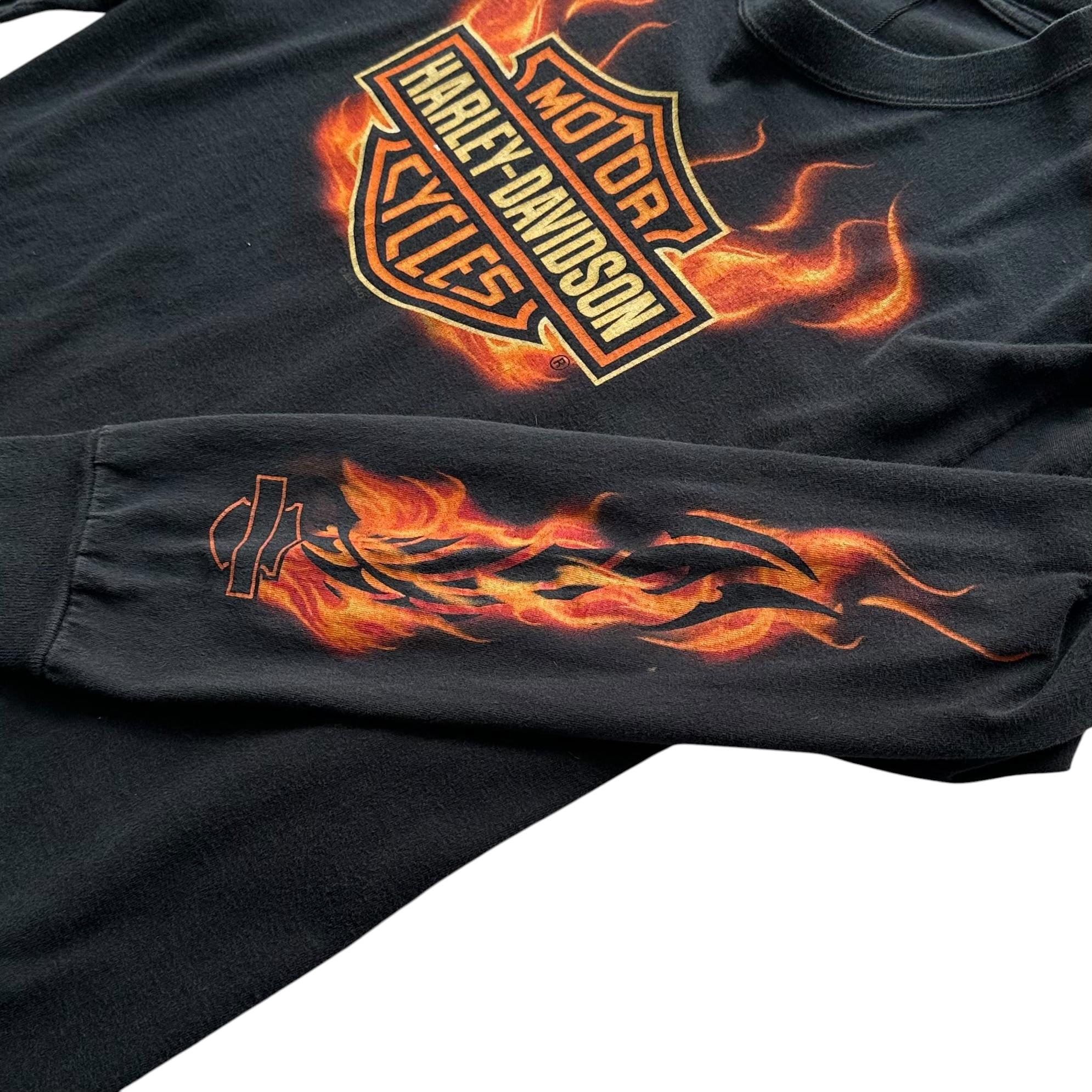 [93] Harley Davidson Flame Long Sleeve 10