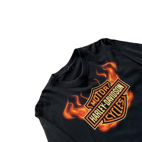 [93] Harley Davidson Flame Long Sleeve 3