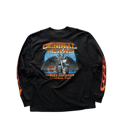 [103] Harley Davidson Flame Long Sleeve 6