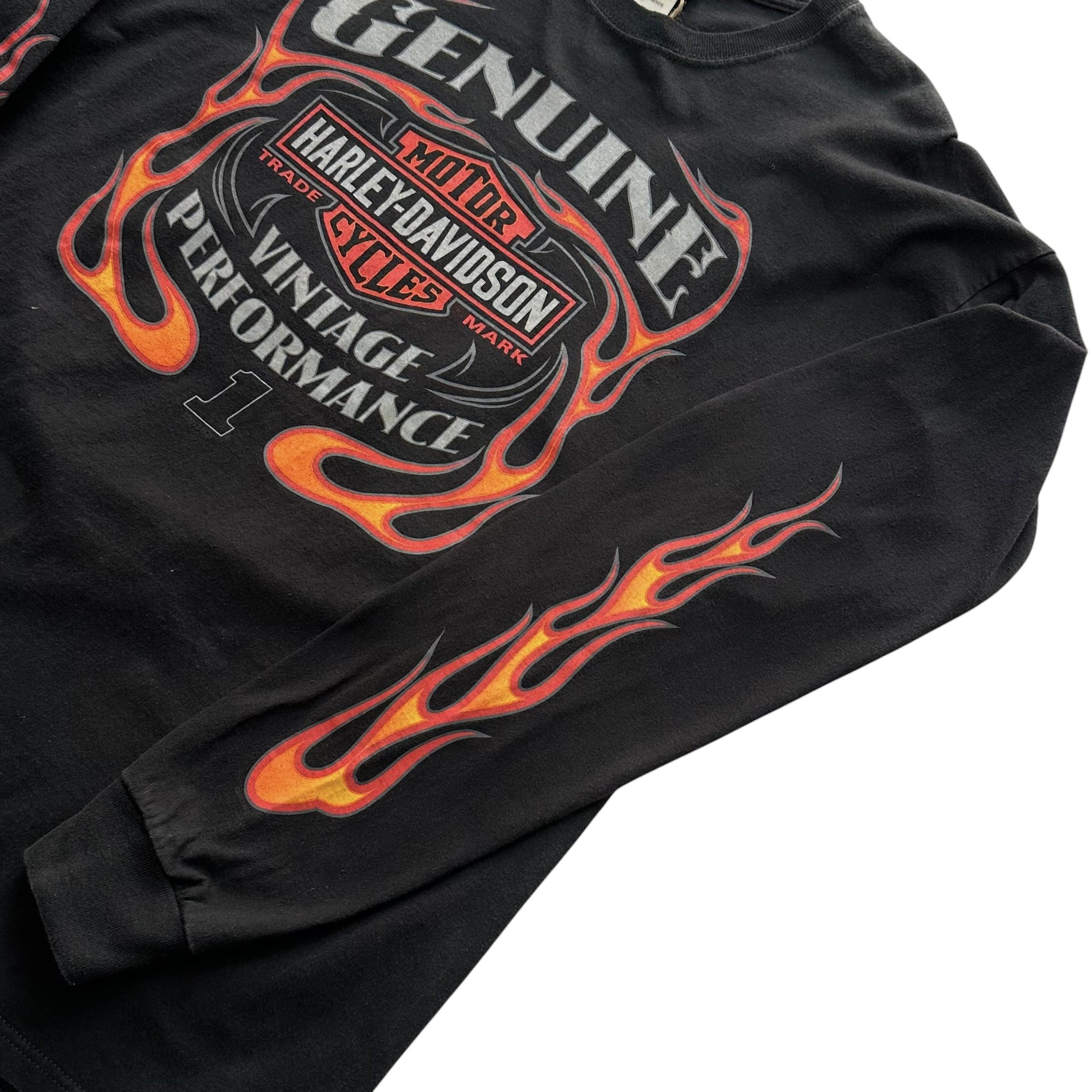 [103] Harley Davidson Flame Long Sleeve 10
