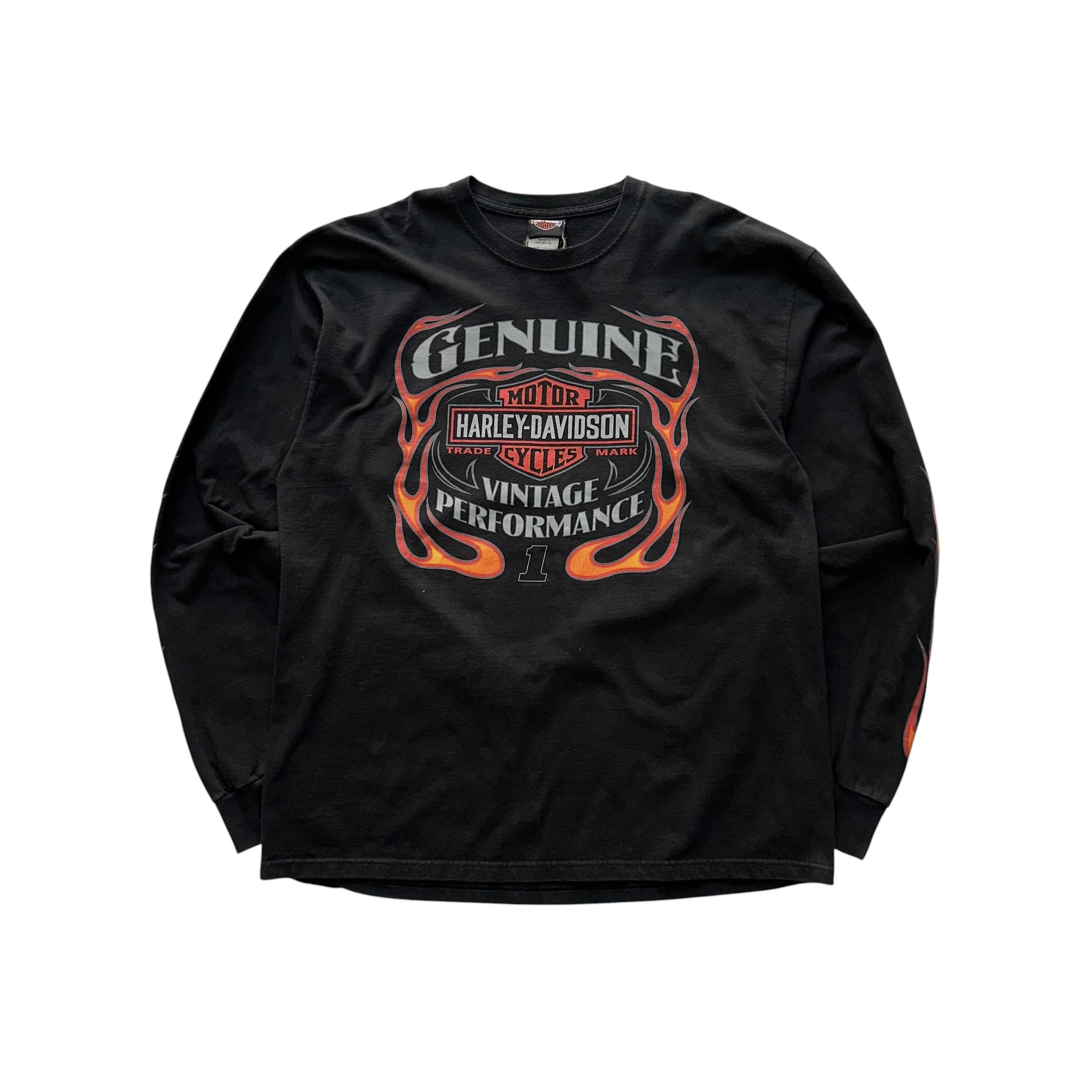 [103] Harley Davidson Flame Long Sleeve 7