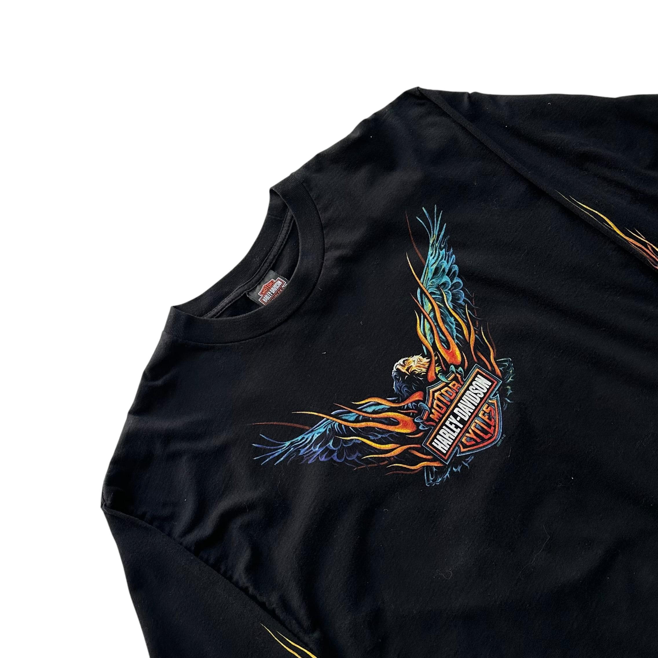 [105] Harley Davidson Flame Long Sleeve 8