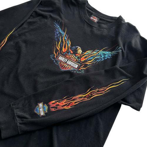 [105] Harley Davidson Flame Long Sleeve 5