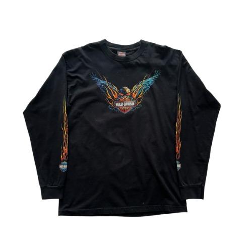 [105] Harley Davidson Flame Long Sleeve 2
