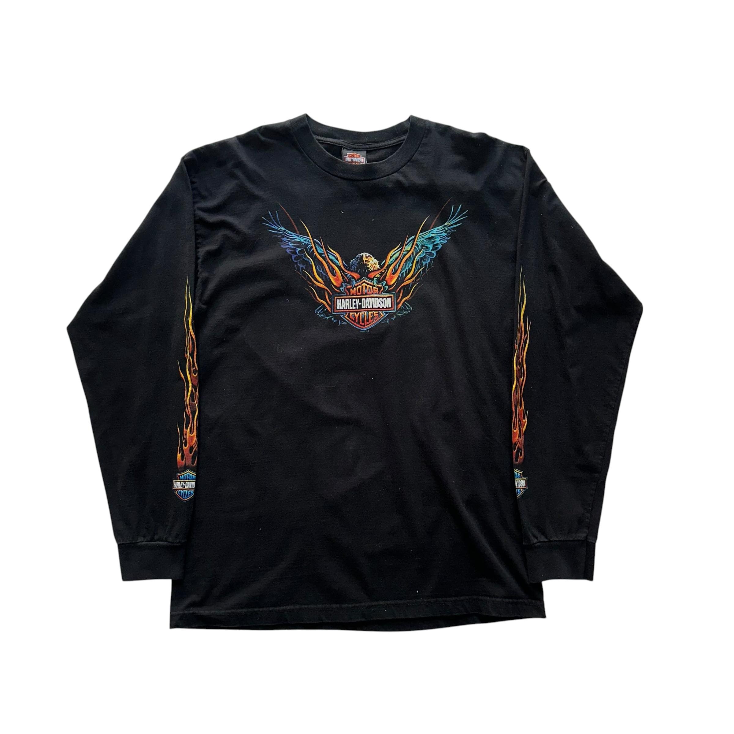 [105] Harley Davidson Flame Long Sleeve 7