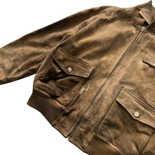 [105~] 90's Polo Country Suede Jacket 9
