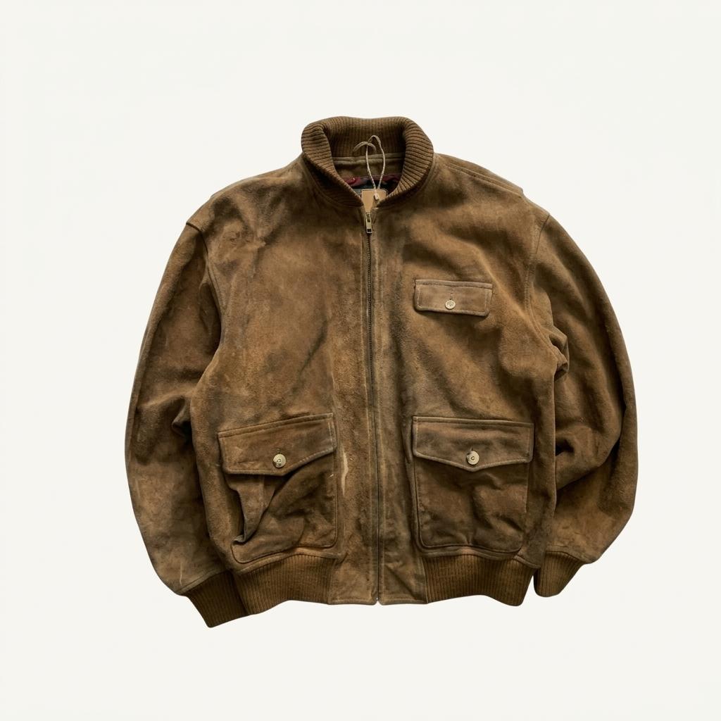 [105~] 90's Polo Country Suede Jacket 1