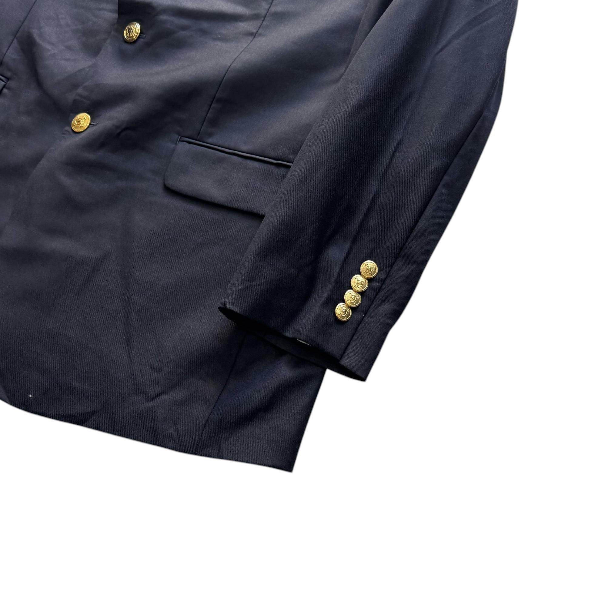 [40R] Ralph Lauren Gold Button Blazer [4] 10