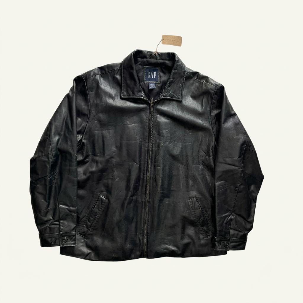 [105~110] OLD GAP Leather Jacket 1
