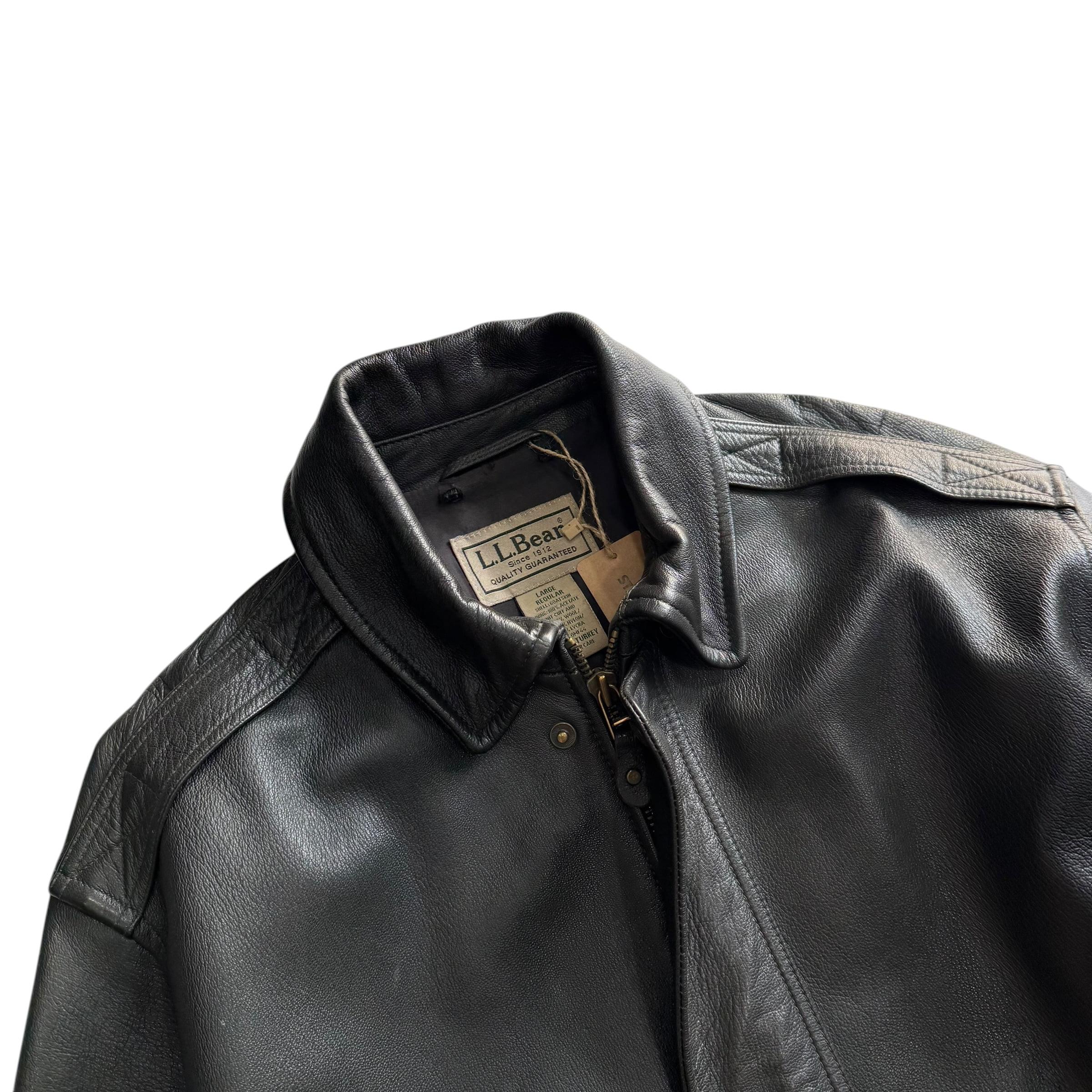 [105] LL Bean A2 Bomber Leather Jacket 10