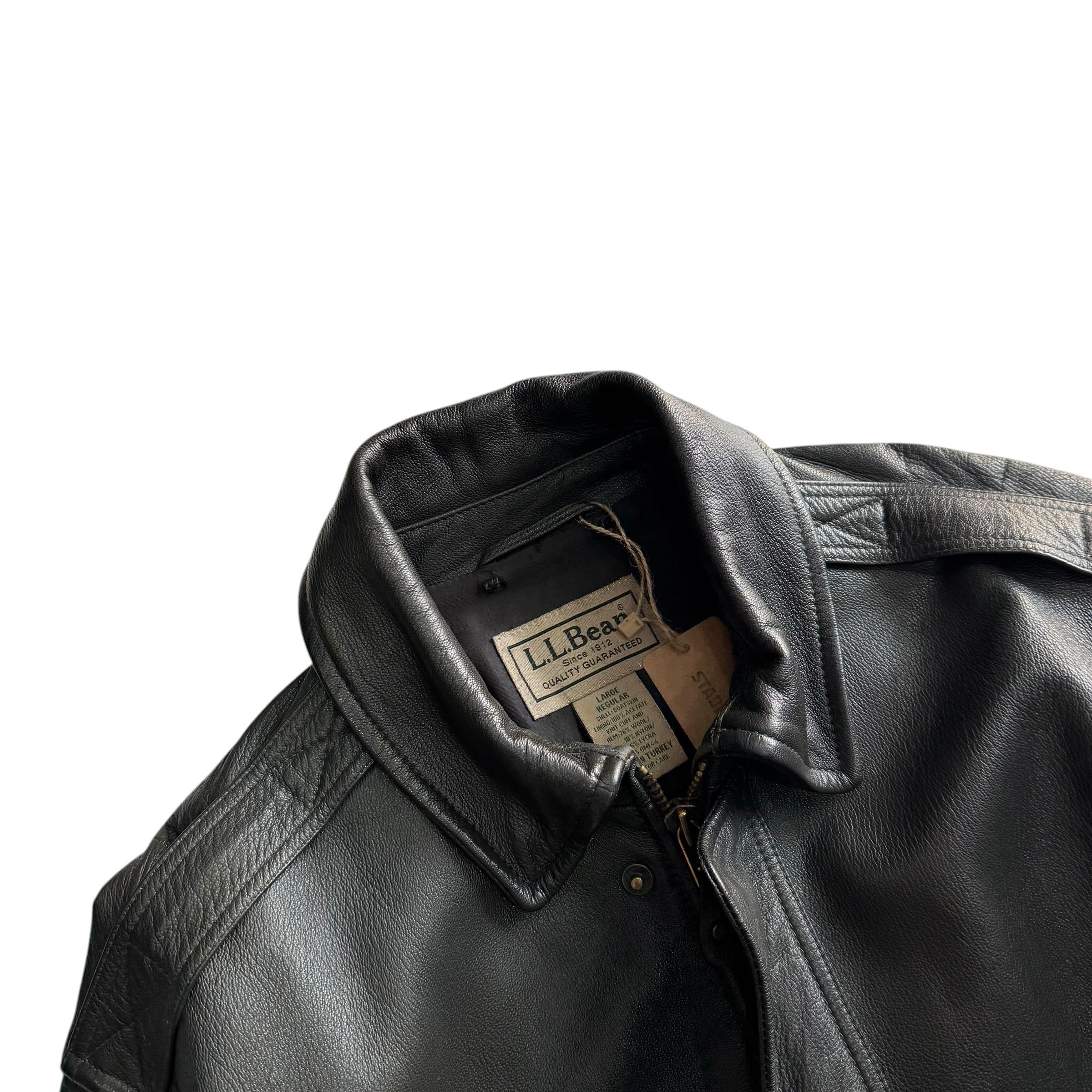 [105] LL Bean A2 Bomber Leather Jacket 11