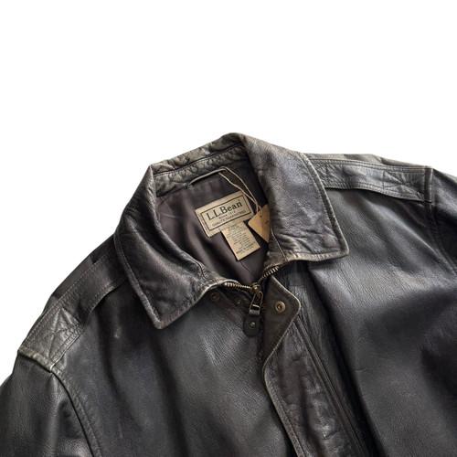 [110] LL Bean A2 Bomber Leather Jacket 3