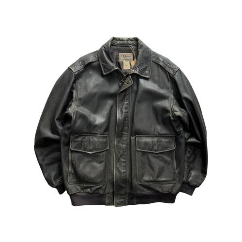 [110] LL Bean A2 Bomber Leather Jacket 2