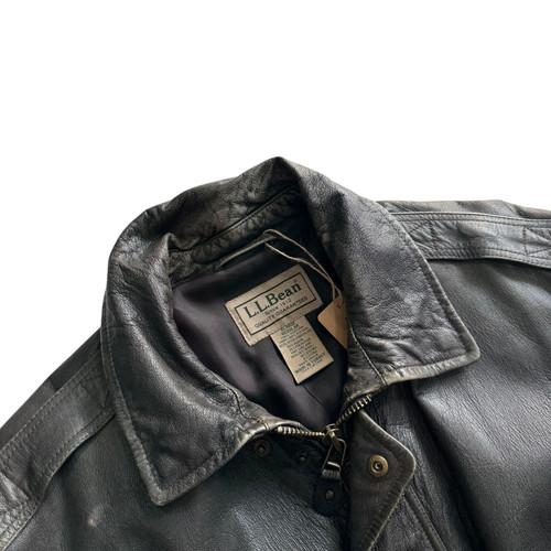 [110] LL Bean A2 Bomber Leather Jacket 4