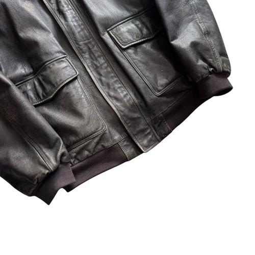 [110] LL Bean A2 Bomber Leather Jacket 5
