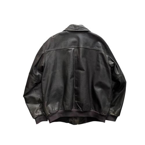 [110] LL Bean A2 Bomber Leather Jacket 7
