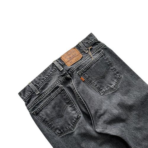[30.5] 90's Levis 505 Black USA Made [LV1381] 8