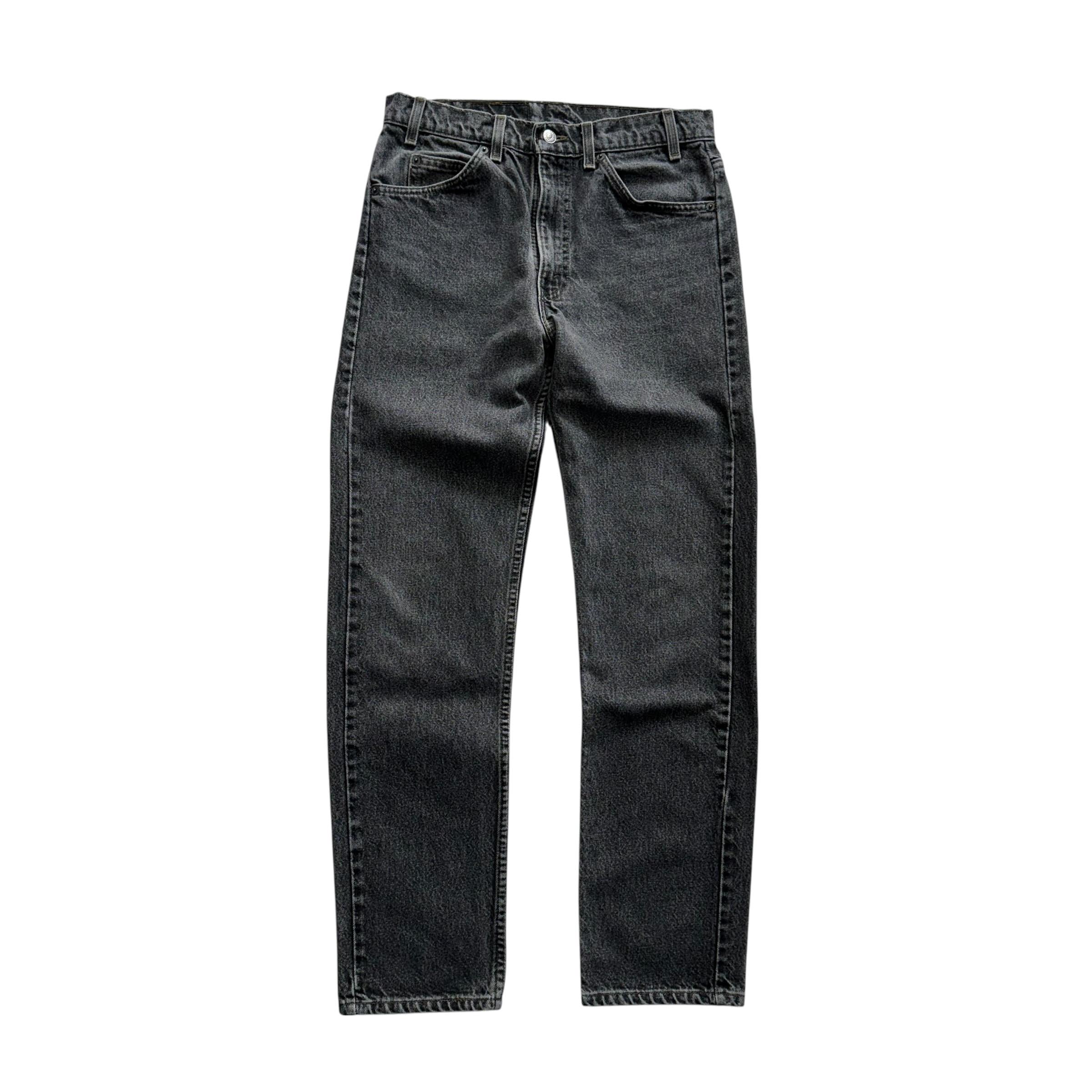 [30.5] 90's Levis 505 Black USA Made [LV1381] 10