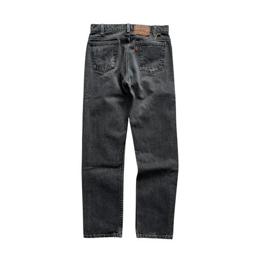 [30.5] 90's Levis 505 Black USA Made [LV1381] 7