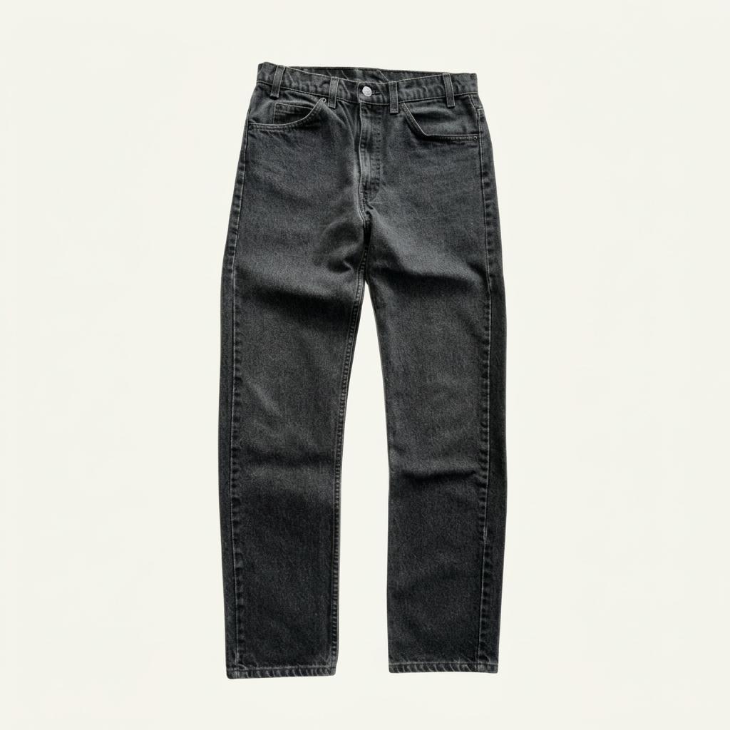 [30.5] 90's Levis 505 Black USA Made [LV1381] 1
