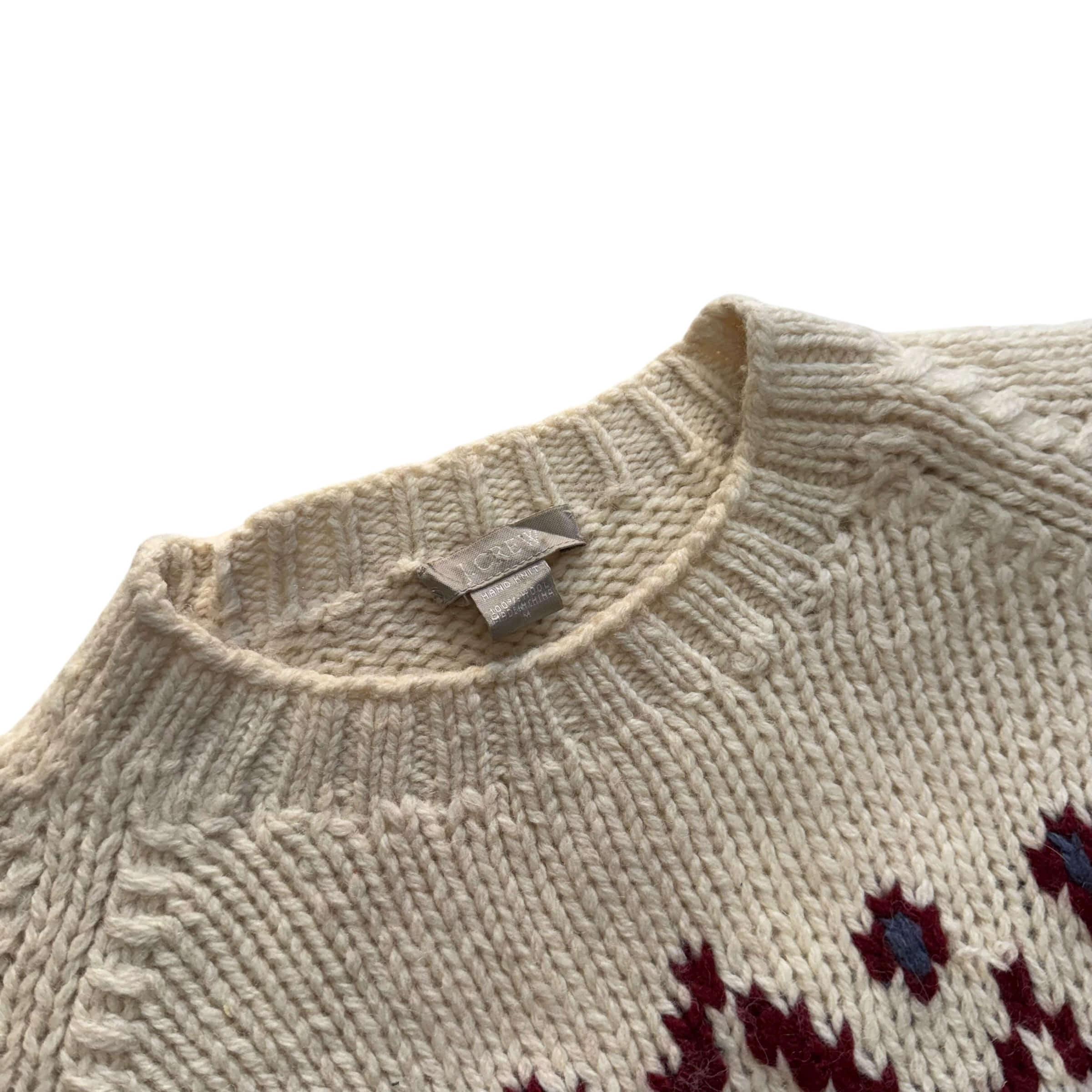 [98] J.Crew Hand Knit Sweater 8