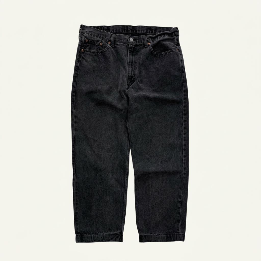 [38] Levis 550 Black Jeans [lv1260] 1