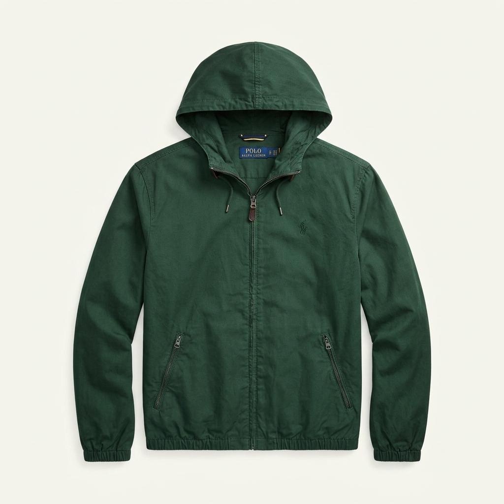 [103] Polo Ralph Lauren Poplin Hooded  Qr Tag 1