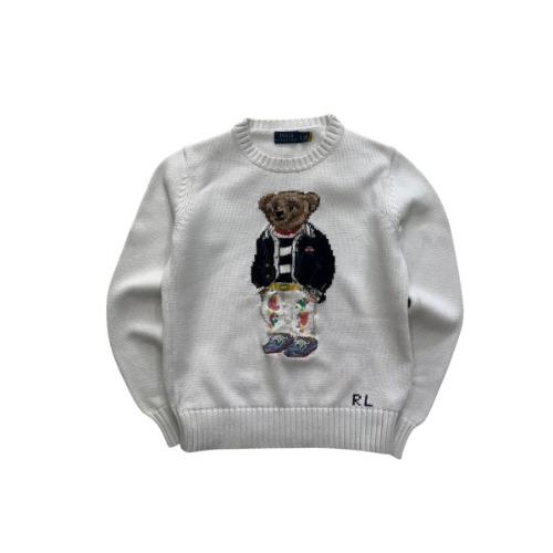 [우먼 XS] Polo Ralph Lauren Bear Crew Neck  Qr Tag 2