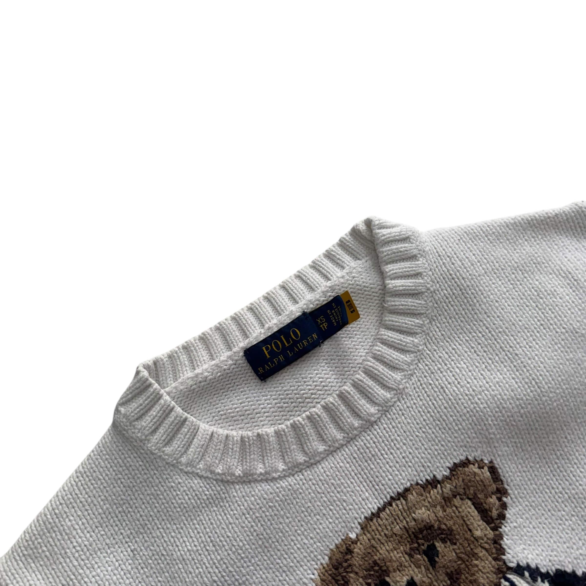 [우먼 XS] Polo Ralph Lauren Bear Crew Neck  Qr Tag 11